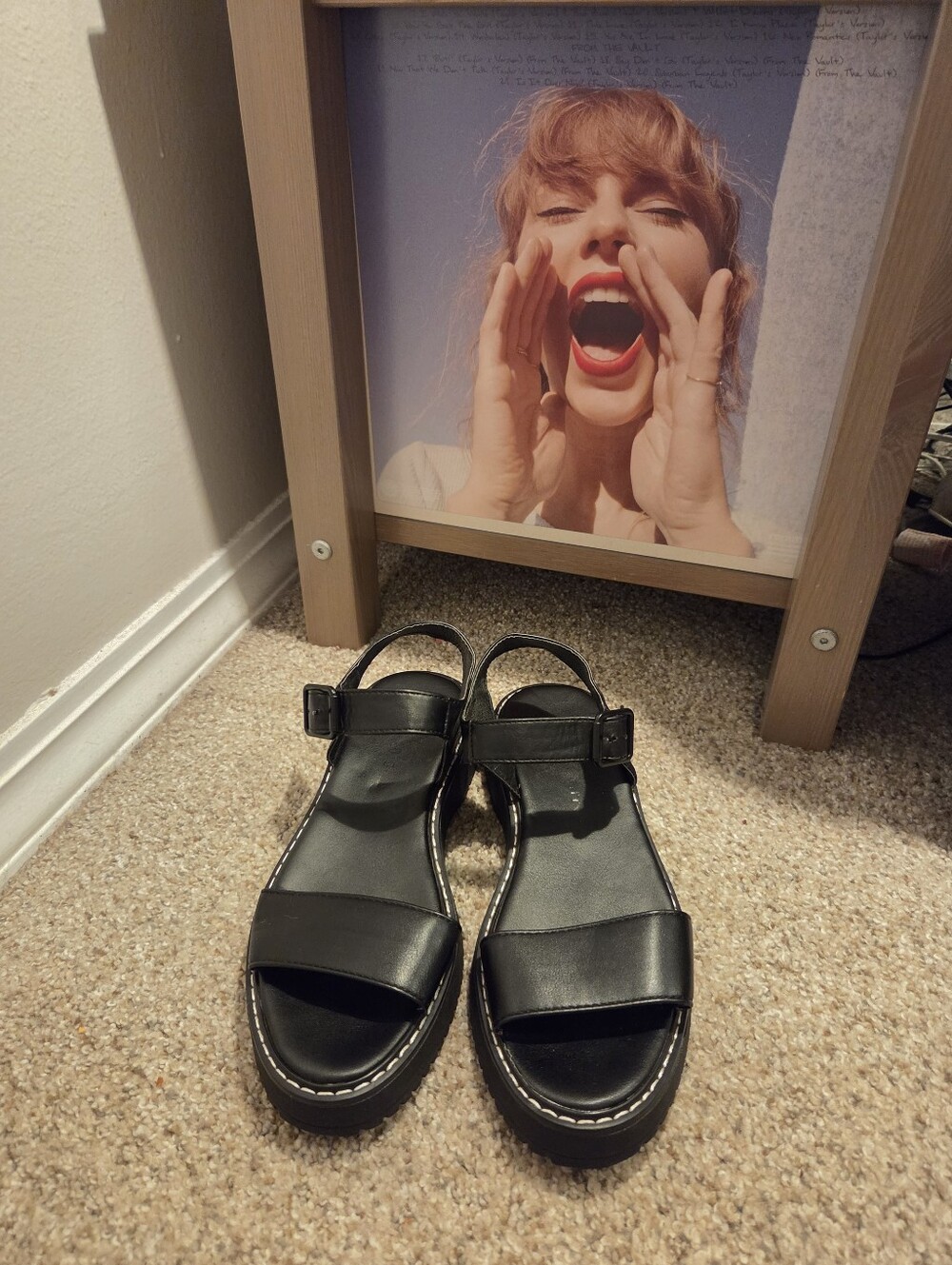 Black Madden Girl Low Platform Sandals